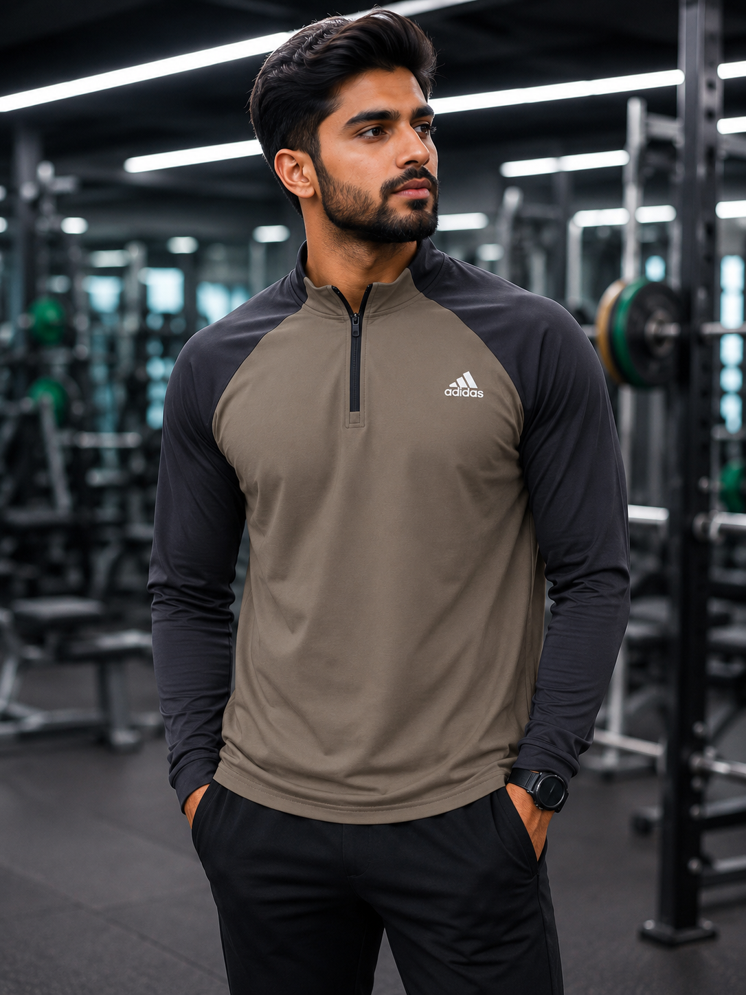 Trending long sleeve design t-shirt for men