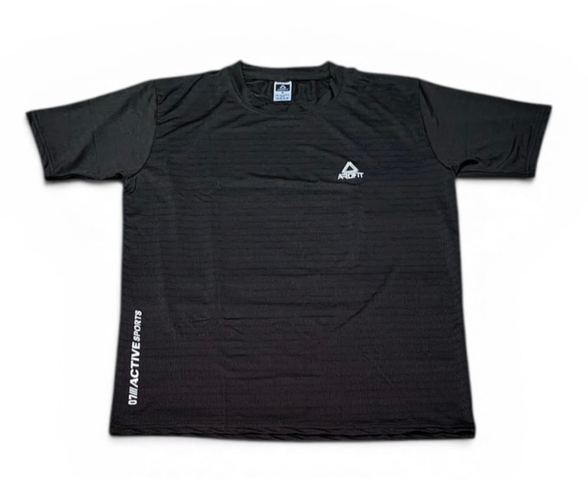 Arofit Brand Solid Men Round Neck T-shirt
