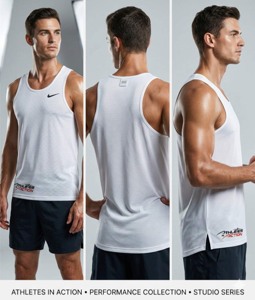 Power Men`s Gym Vest Breathable Sando